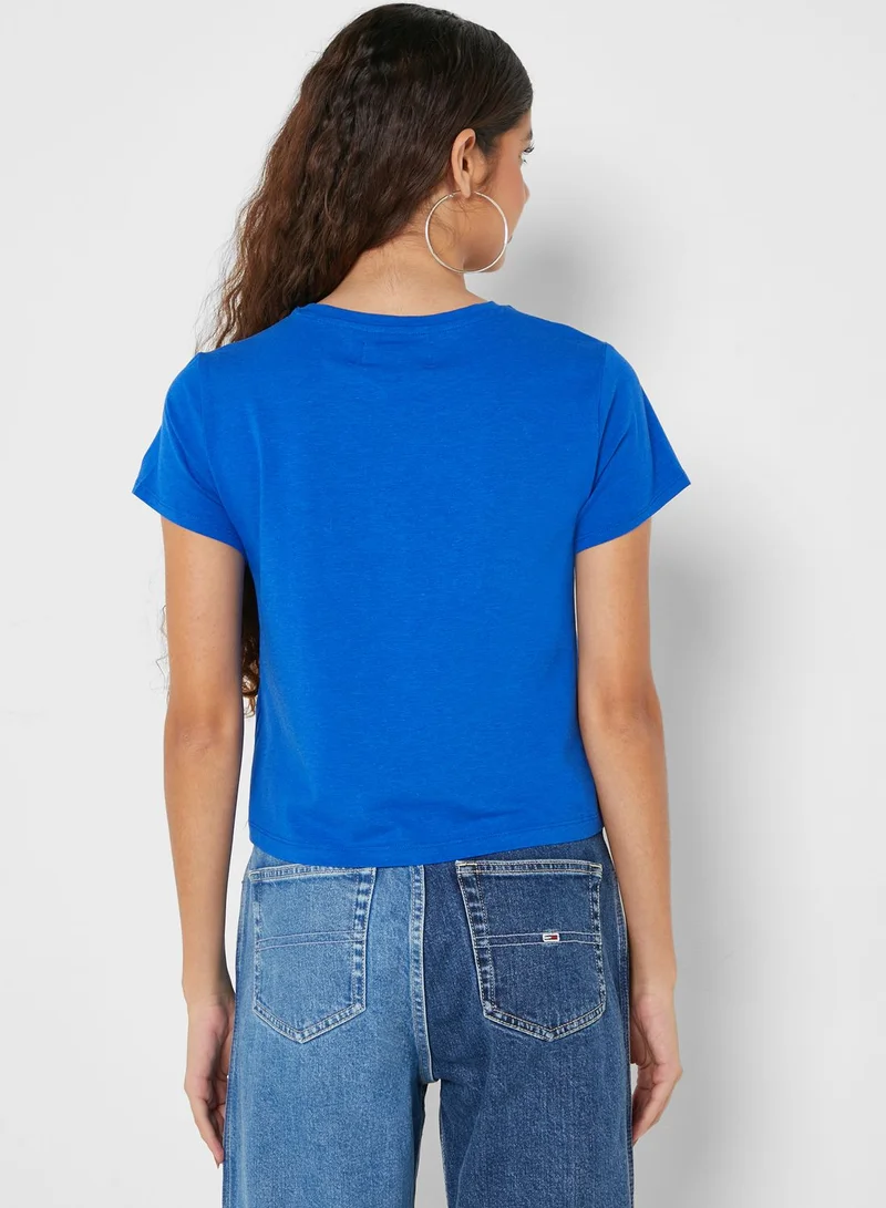 DKNY Crew Neck Logo T-Shirt