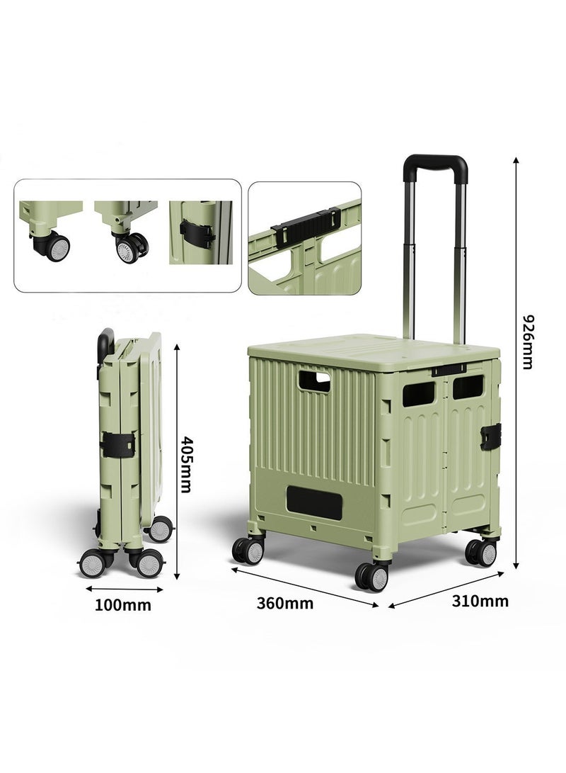 Goodly Multipurpose foldable storage cart, multipurpose home storage box, portable foldable shopping cart, camping cart - Image 2