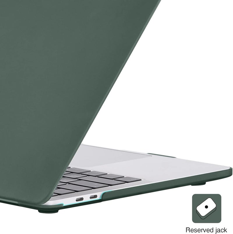 Case Compatible for New MacBook Air 13 inch 2021 2020 2019 2018 Release,M1 A2337 A2179 A1932 with Retina Display Touch ID,Air 13.3 Laptop Protective Plastic Hard Shell Cover,Matte Surface,Green - Image 4