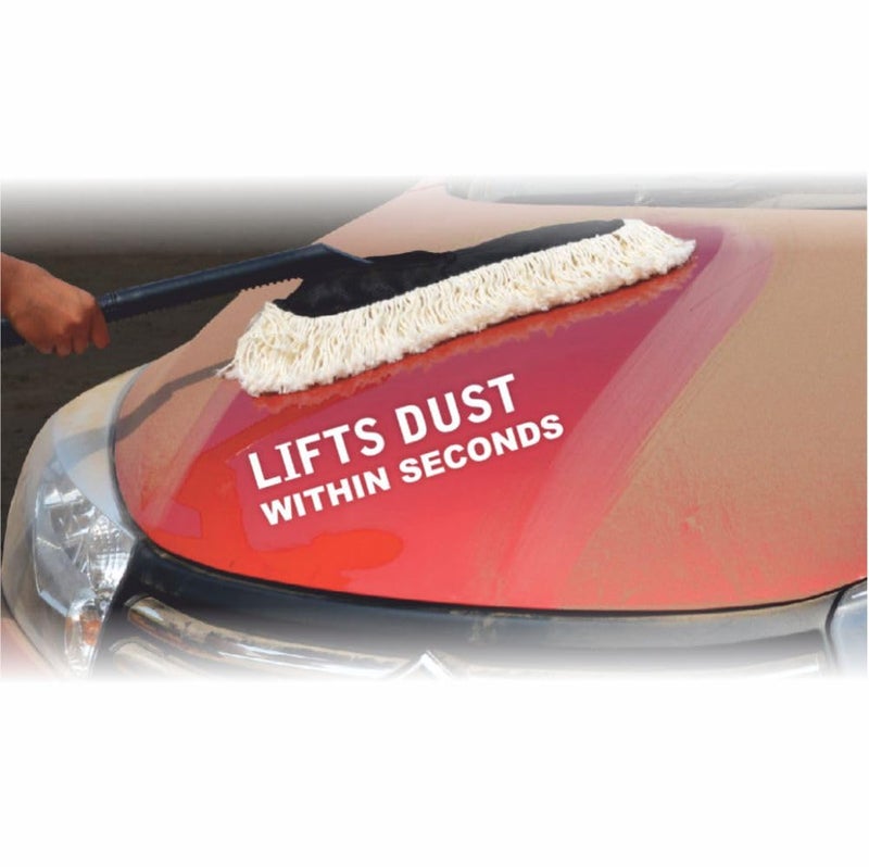 Jopasu Car Duster Brush with Dry Wash Combo Pack for Waterless Car Care Cleaning & Dusting, Scratch Proof & Eco-Friendly Combo - Image 4