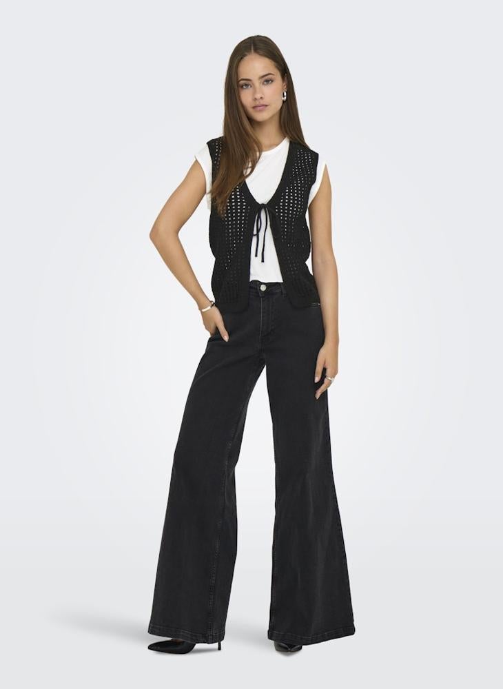 ONLY Onlannasofia Life Sl Vest Knt  - Image 5