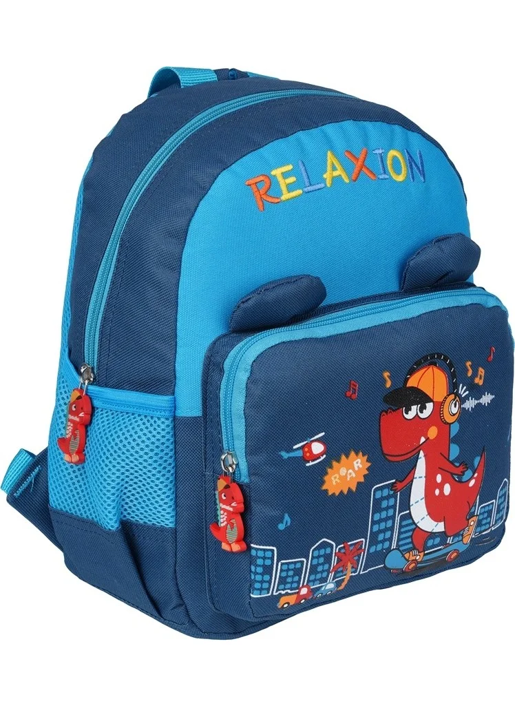 ريلاكسن Boy Child 2 Compartment Waterproof Kindergarten Bag with Ears RLX4041-DINAZORKAYKAY