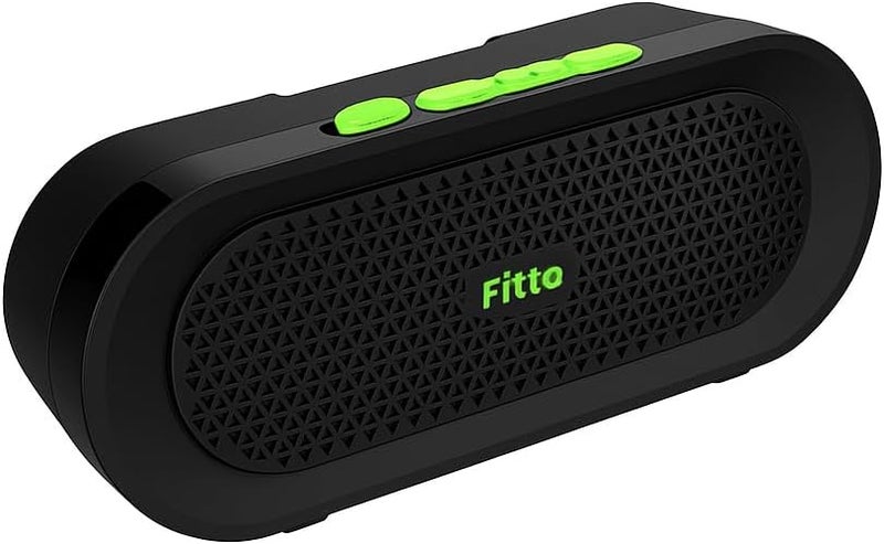 Fitto Rechargeable Bluetooth Speaker with Bike Mount and Headset, Black - Image 1