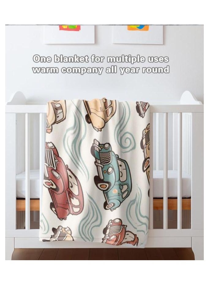 general Children's or student cartoon flannel thin blanket (warm and comfortable, suitable for sleep, games) 100cm*150cm - 1144 - Image 1