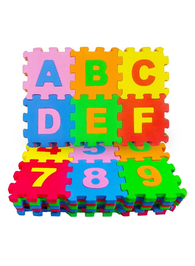 VGRASSP 36 Pieces Alphabet & Number Floor Mats for Kids, Puzzle EVA Foam Mat for Children Above 2 Years - Image 1