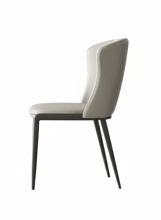 Neo Front Modern Dining Chair with PU Leather and Carbon Steel Legs DB-C029B 53*64*80 cm - Image 4
