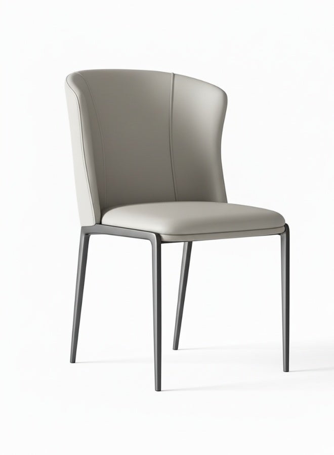 Neo Front Modern Dining Chair with PU Leather and Carbon Steel Legs DB-C029B 53*64*80 cm - Image 3