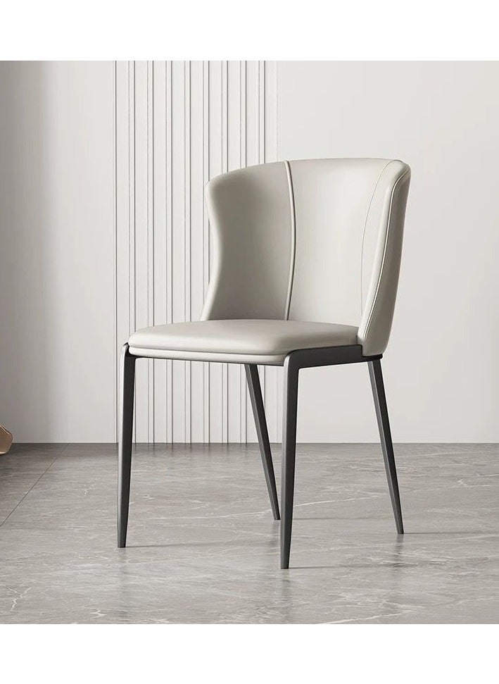 Neo Front Neo Front Modern Dining Chair with PU Leather and Carbon Steel Legs DB-C029B 53*64*80 cm 