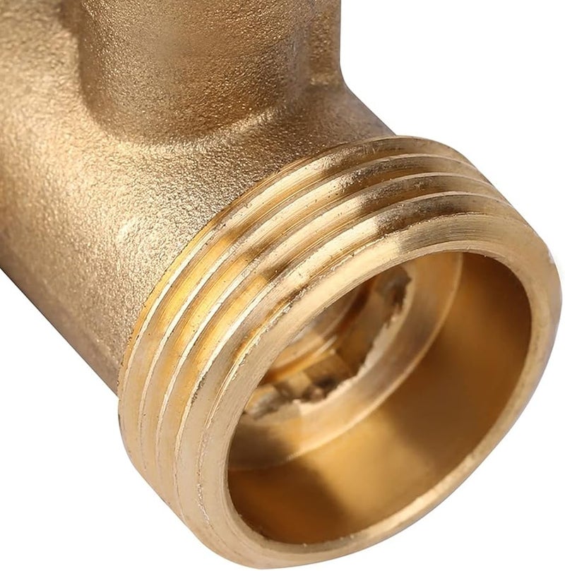 Fydun 2 Way Valve Splitter Garden Hose Connector 3 4 Inch European Thread Multiple Outlets - Image 5