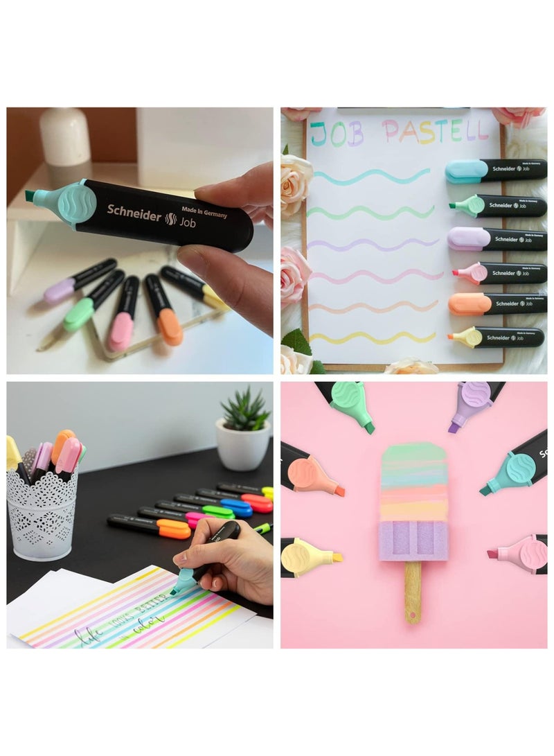 Schneider 6 قطع من علامات النص الملونة بألوان باستيل - Image 3