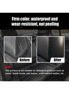 RAYHONG Vinyl Leather Repair Kit, Black And White Leather Repair Kit, For Furniture Waterproof Leather Couch Repair Kit, Chair Scratch Color Restorer Stain Remover Multi, Purpose Leather Repair Gel  - Image 5