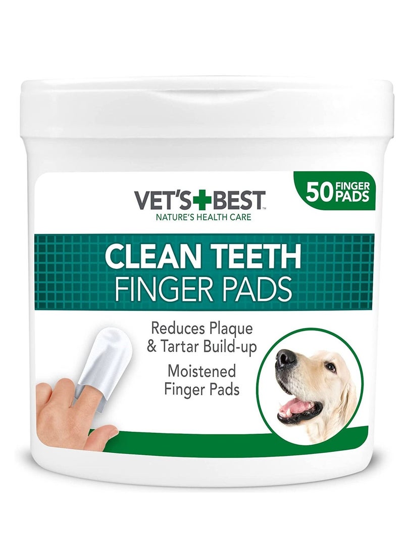 Vet's Best 50Pc Dog Teeth Finger Pads  - Image 1