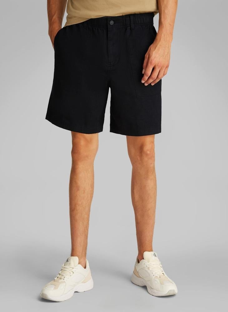 Calvin Klein Jeans Linen Shorts  - Image 1
