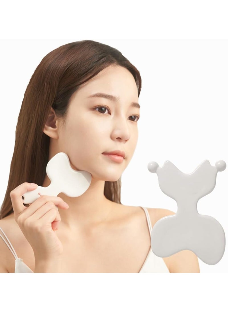 SOLARAE Gua Sha Massage Tool, Body Massage Tool, Ceramic Gua Sha, for Promotes Blood Flow Prevents Wrinkles Removes Toxins, Facial Massager - Image 1