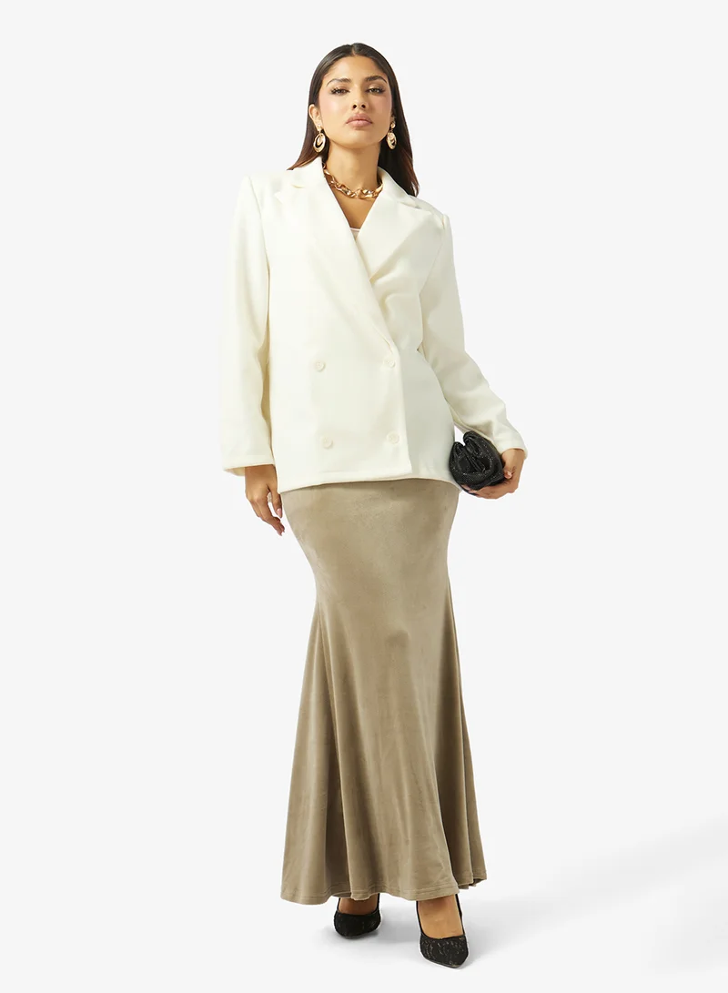 Khizana Column Maxi Skirt