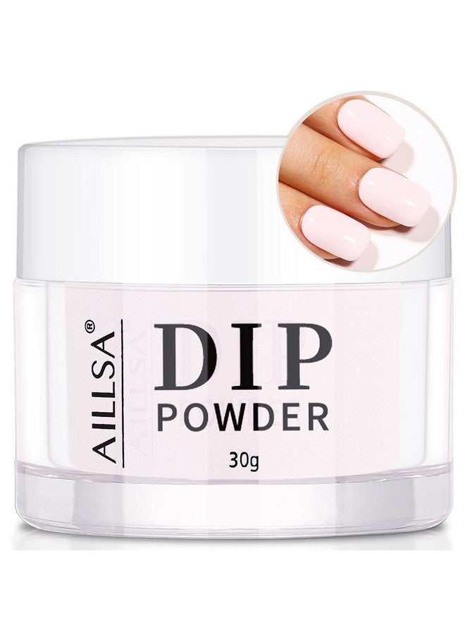 AILLSA Dip Powder Light Pink Pink Dip Powder Nail 1 Oz Nail Dipping Powder French Nail Art For Starter Manicure Salon Diy At Home Dip Powder Colors Long Lasting Odorfree Valentine'S Selection - Image 1