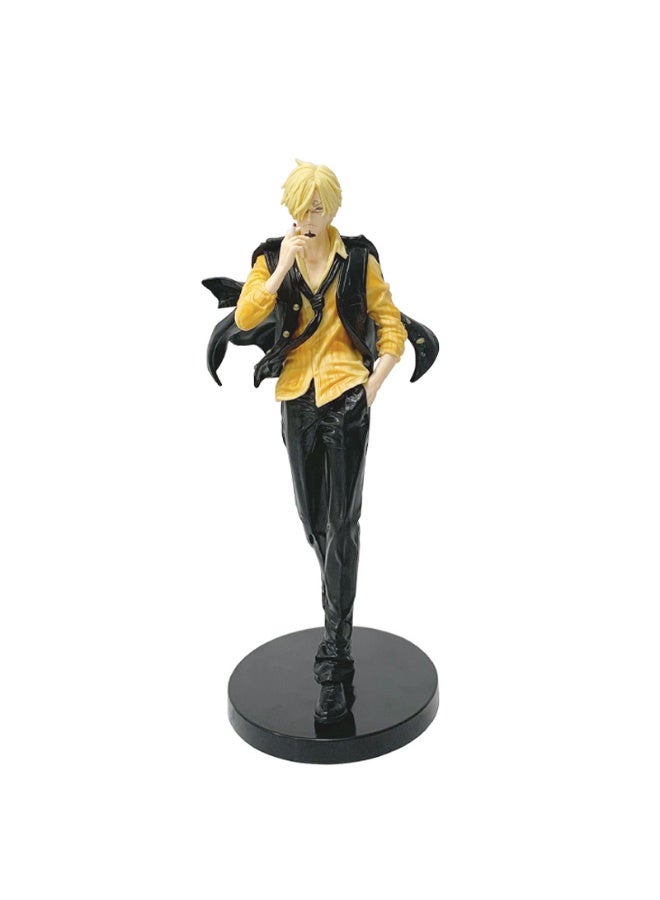 general One Piece anime peripheral black-footed Yamaji hand-made tide play model statue living room desktop decoration gift - Image 1