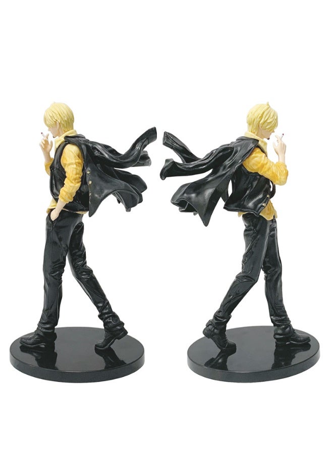 general One Piece anime peripheral black-footed Yamaji hand-made tide play model statue living room desktop decoration gift - Image 3