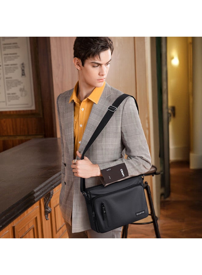 Golf Men'S Casual Single Shoulder Bag With Multiple Compartments For Ipad And Phone, Water-Resistant Lightweight Crossbody Bag For Commuting And Business - Image 1