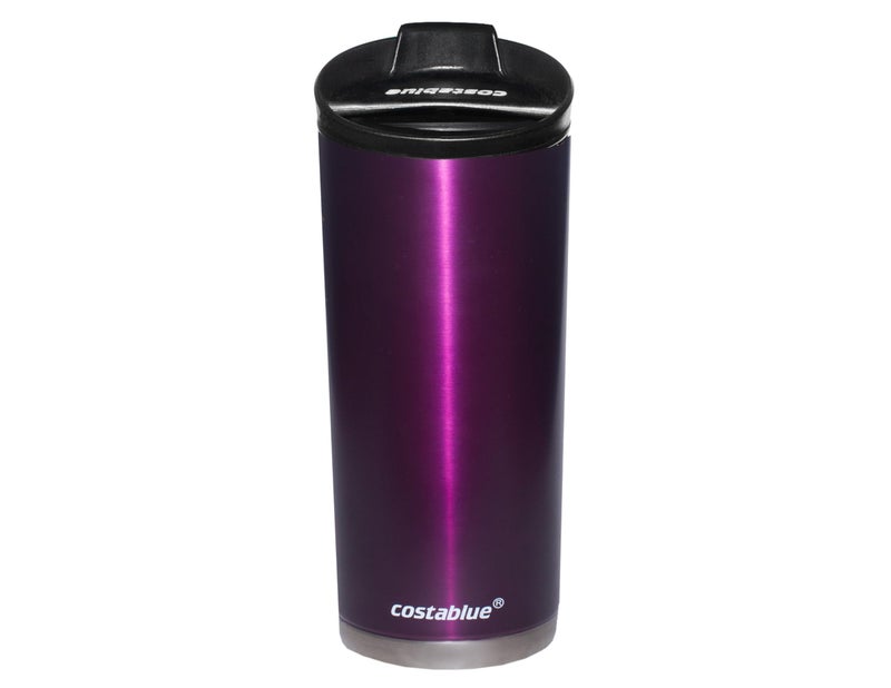 costablue Travel Coffee Mug 16 Oz Stainless Steel Insulated Coffee Mug Leak Proof Tumbler wDishwasher Safe Lid Double Wall Travel Cup Reusable Insulated Tumbler for Hot Cold Beverages