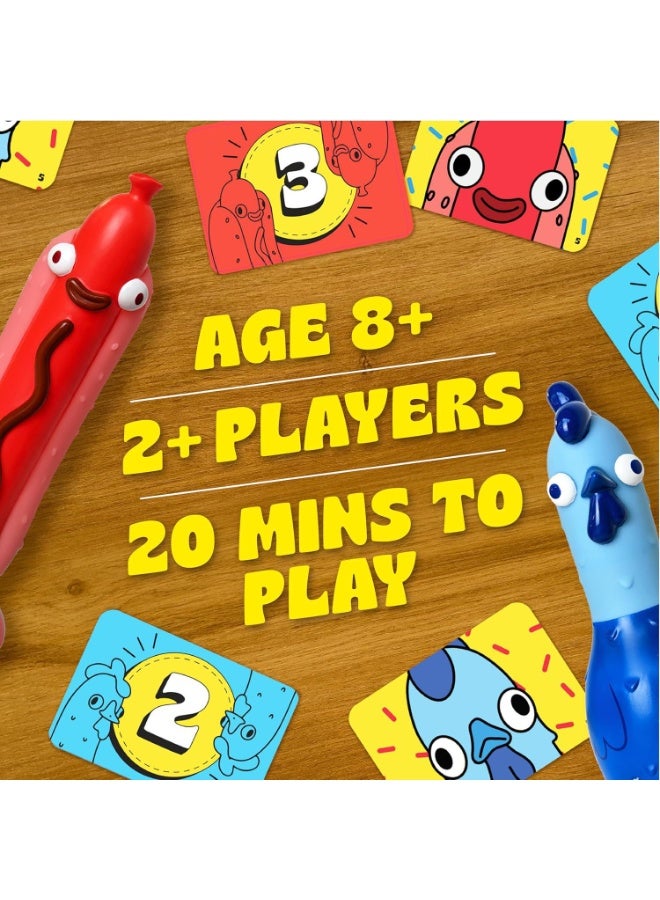 BIG POTATO Chicken vs Hotdog Flip  Stick Party Game | Fun Family  Friends Interactive Toy | 2+ Players | Ages 8+ | Bonus Cards Included | Hilarious Chicken vs Hotdog Challenge - Image 2