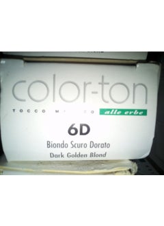 Tocco Magico ColorTon Permanent Hair Color  6D63 Dark Golden Blond Hair Color Unisex 338 oz 