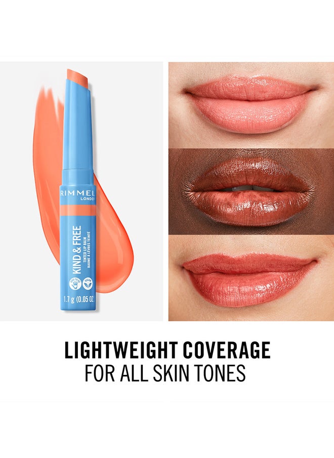 RIMMEL LONDON Kind And Free Tinted Lip Balm - 003 - Tropical Spark  - Image 5