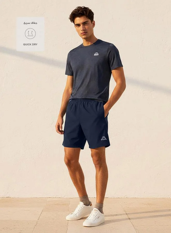 Kappa BLUE Kappa Men Mesh Panel Shorts for Men | Best Price UAE