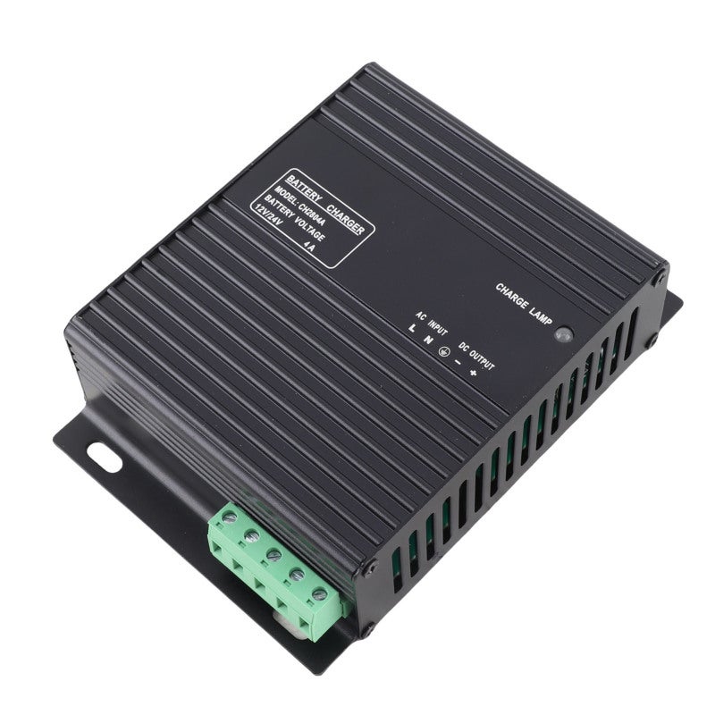 Generator Intelligent Battery Charger: 4A DC12V/24V Auto Voltage Identification - Aluminum Alloy Build Wide Temperature Resistance for Generator Acid Battery Charging - Image 3