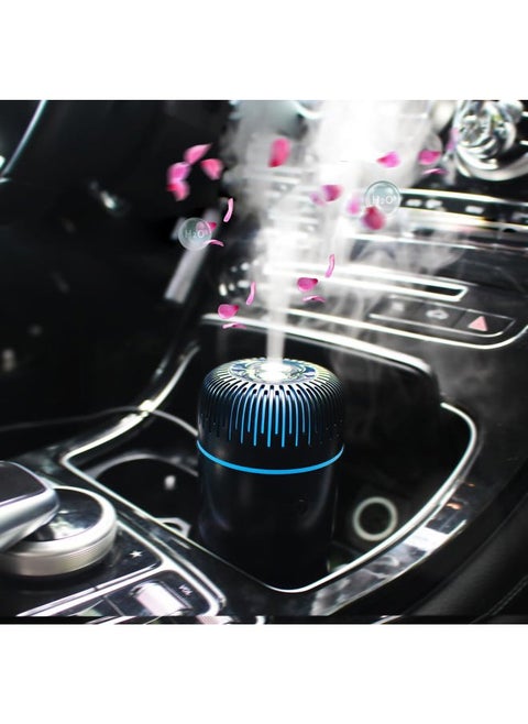 Car Diffuser, 100ml USB Plug-in Mini Humidifier Diffuser for Essential Oil Diffuser Car Air Freshener Aromatherapy Diffuser(Black)