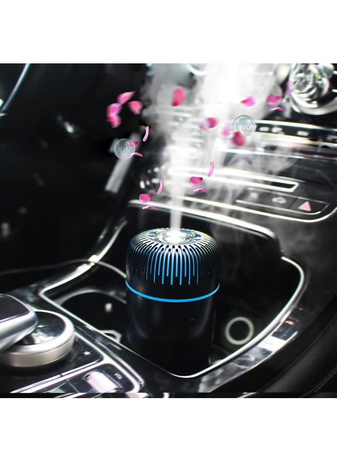 Unee Car Diffuser, 100ml USB Plug-in Mini Humidifier Diffuser for Essential Oil Diffuser Car Air Freshener Aromatherapy Diffuser(Black)  - Image 1