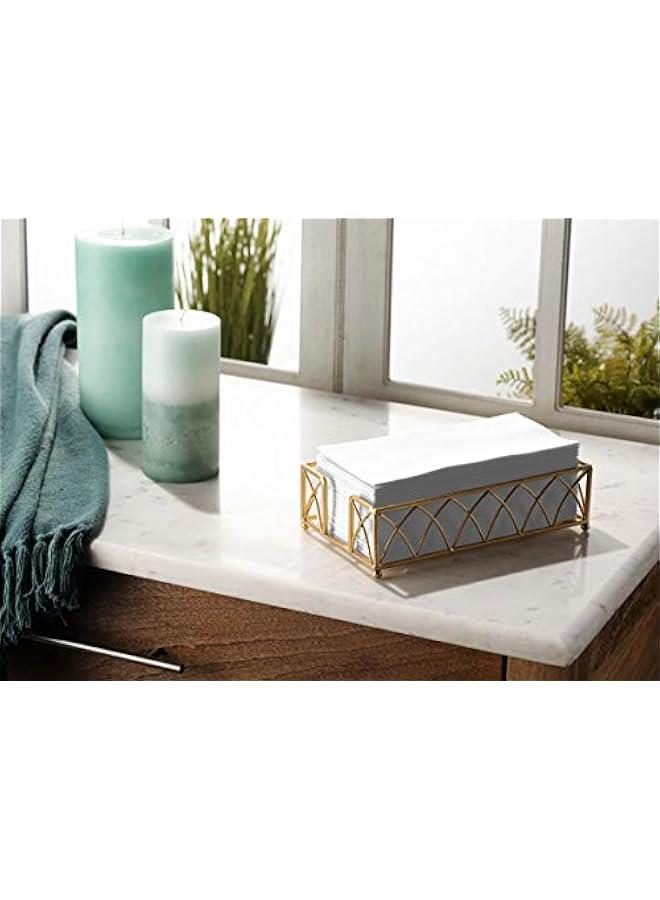 سيرفييتو مناشف ضيوف بملمس الكتان للاستعمال مرة واحدة 【عبوة من 100】 - مناشف يد تشبه القماش للاستعمال مرة واحدة - مناديل ورقية ناعمة وممتصة للمطبخ والحمام والحفلات والزفاف والمناسبات - Image 2