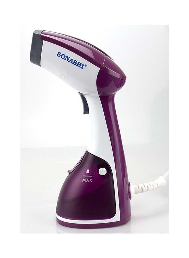سوناشي جهاز كي الملابس بالبخار يدوي محمول 250 ml 1100 W SGS-315 أرجواني - Image 4