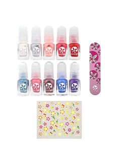Suncoat Girl SuncoatGirl, Water-Based Nail Polish Kit, Flare & Fancy, 12 Pieces  - Image 1