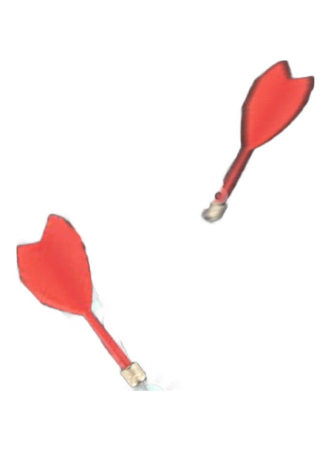 INVUI 17-Inch Double-Sided Flocked Dartboard Set With Double-Sided Darts For Adult Competition And Entertainment Dartboard With 6 Heavy-Duty Darts - Image 2