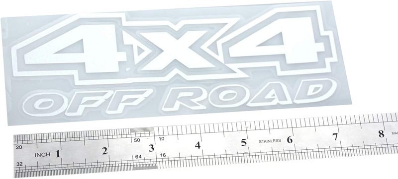 EmbRoom 2pcs 4x4 Offroad Decals - White Vinyl Replacement Stickers for Trucks - Image 3