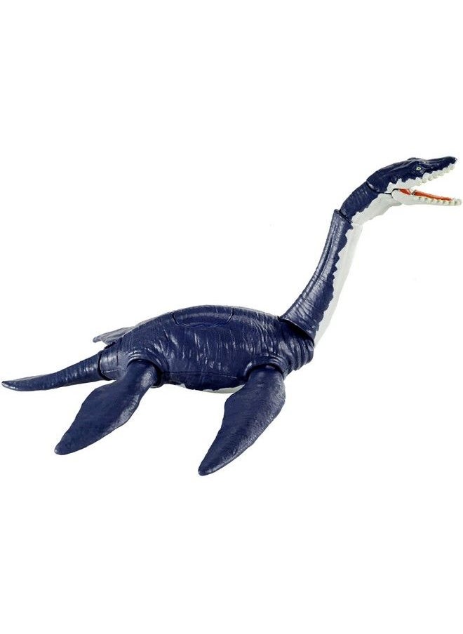 Jurassic World Toys - Jurassic World Plesiosaurus Savage Strike Dinosaur Action Figure, Smaller Size, Attack Move Iconic To Species, Movable Arms & Legs, Great Gift For Ages 4 Years Old & Up - Image 1