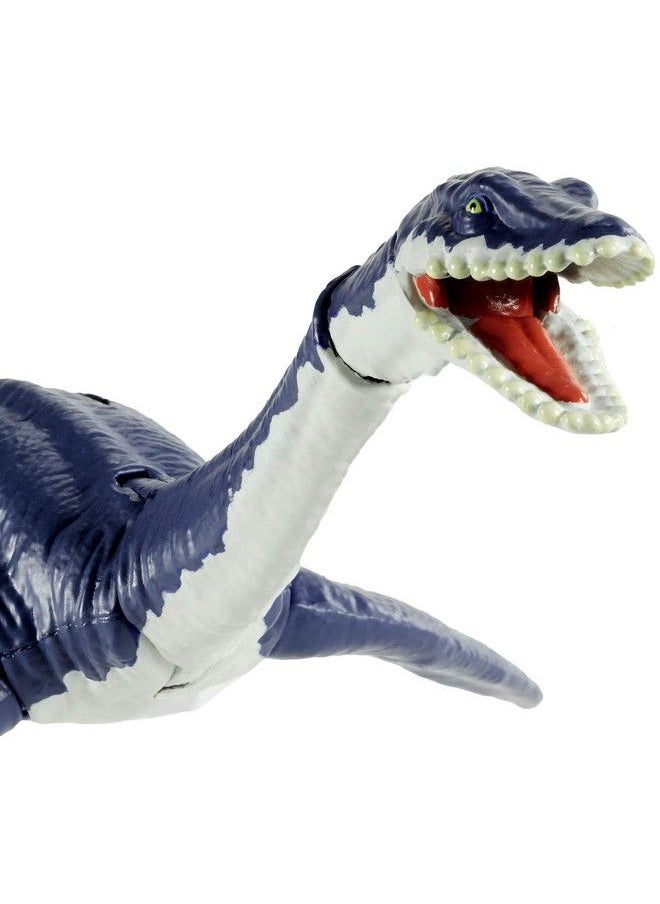 Jurassic World Toys - Jurassic World Plesiosaurus Savage Strike Dinosaur Action Figure, Smaller Size, Attack Move Iconic To Species, Movable Arms & Legs, Great Gift For Ages 4 Years Old & Up - Image 1