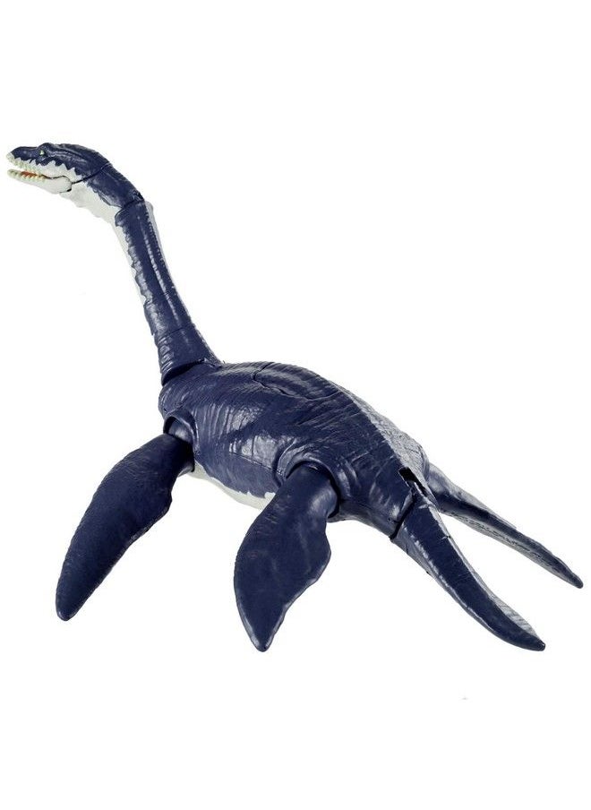 Jurassic World Toys - Jurassic World Plesiosaurus Savage Strike Dinosaur Action Figure, Smaller Size, Attack Move Iconic To Species, Movable Arms & Legs, Great Gift For Ages 4 Years Old & Up - Image 1