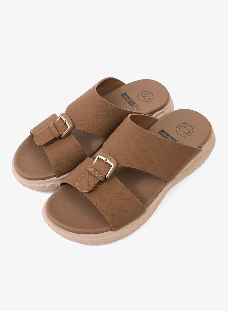 Comfort Plus  COMFORT PLUS PURE MOTION ARABIC SANDALS BROWN for Men | Best Price UAE