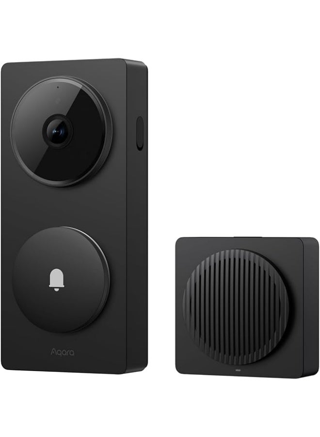 Aqara Smart Video Doorbell G410 Select Black Global version, Indoor/Outdoor, 2K Resolution, Face ID, Smart Home Hub, Zigbee 3.0, Thread Border Router, Matter Controller, Battery/Wired Power - Image 2