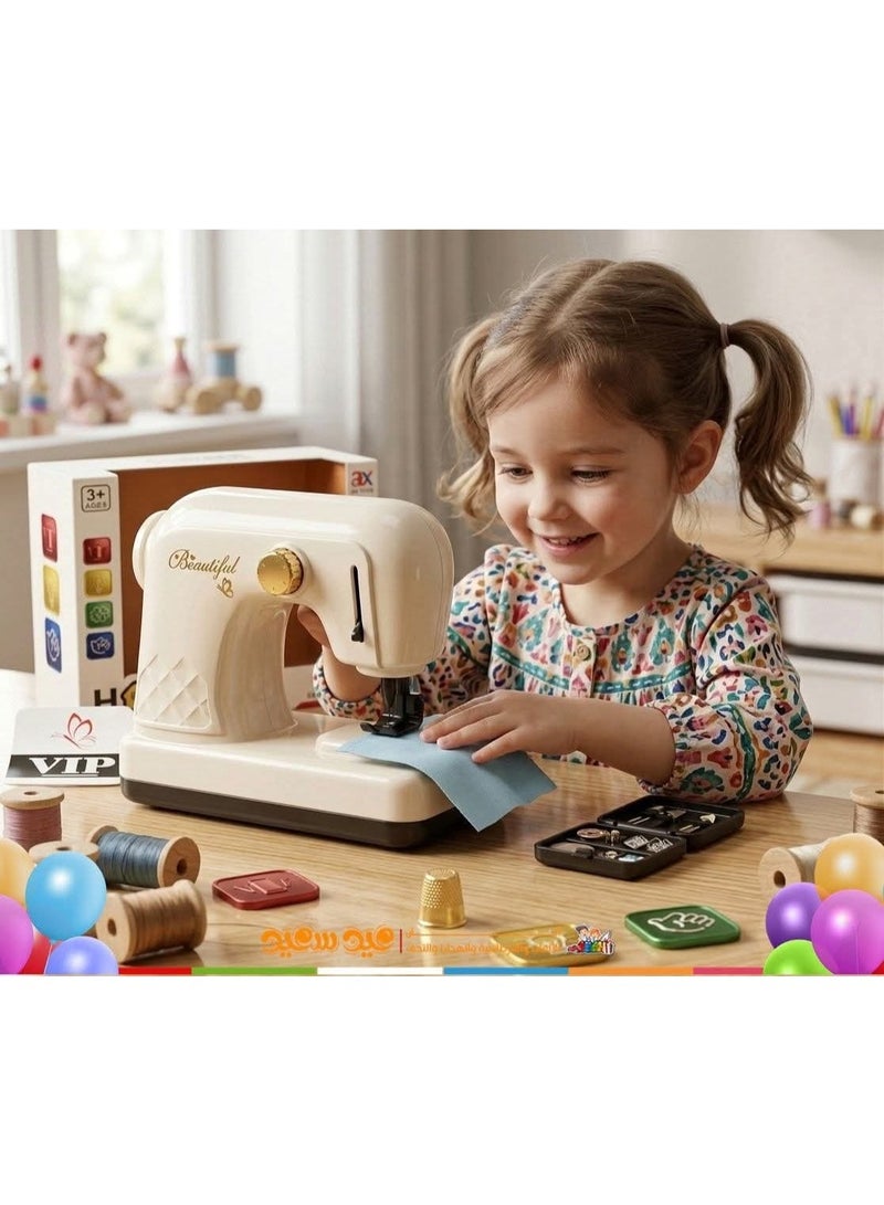 Children's Toy Sewing Machine - Kids Sewing Machine - Toy Sewing Machine - Sewing Machine for Kids - Girls' Sewing Machine - Sewing Toy for Girls - Sewing Toy for Kids - Toy Sewing Machine for Children - Electric Toy Sewing Machine - Kids Electric Sewing Machine - Musical Sewing Machine for Kids - Light-Up Sewing Machine - Sewing Machine with Sounds and Lights - Musical Sewing Toy - Light-Up Sewing Toy - Interactive Sewing Toy - Educational Sewing Toy - Sewing Game for Girls - Fashion Toy for Kids - Fashion Design Toy - Kids Clothing Design Toy - Pretend Play Toy - Sewing Workshop Toy - Kids Sewing Workshop - Sewing Career Toy - Kids Role Play Toy - Creative Toy for Kids - Image 1