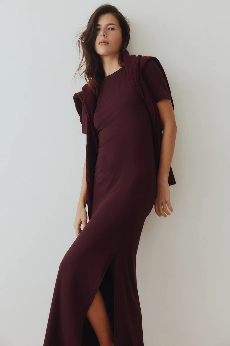 اتش اند ام فستان تي-شيرت طويل