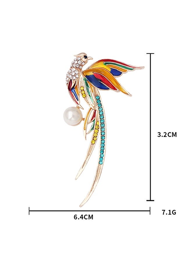 Beyond Hummingbird Brooche, Anti Rust and Anti Fading Alloy Brooch Pins, Corsage Scarf Clip Women Girls (Colorful) - Image 2