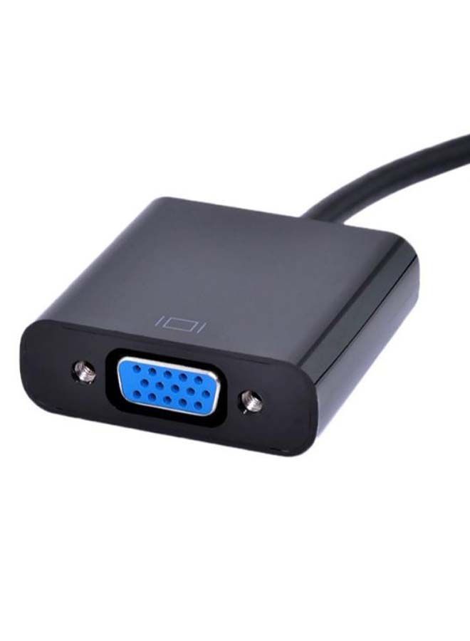 NIBEMINENT HDMI To VGA Adapter 20.5centimeter Black  - Image 2