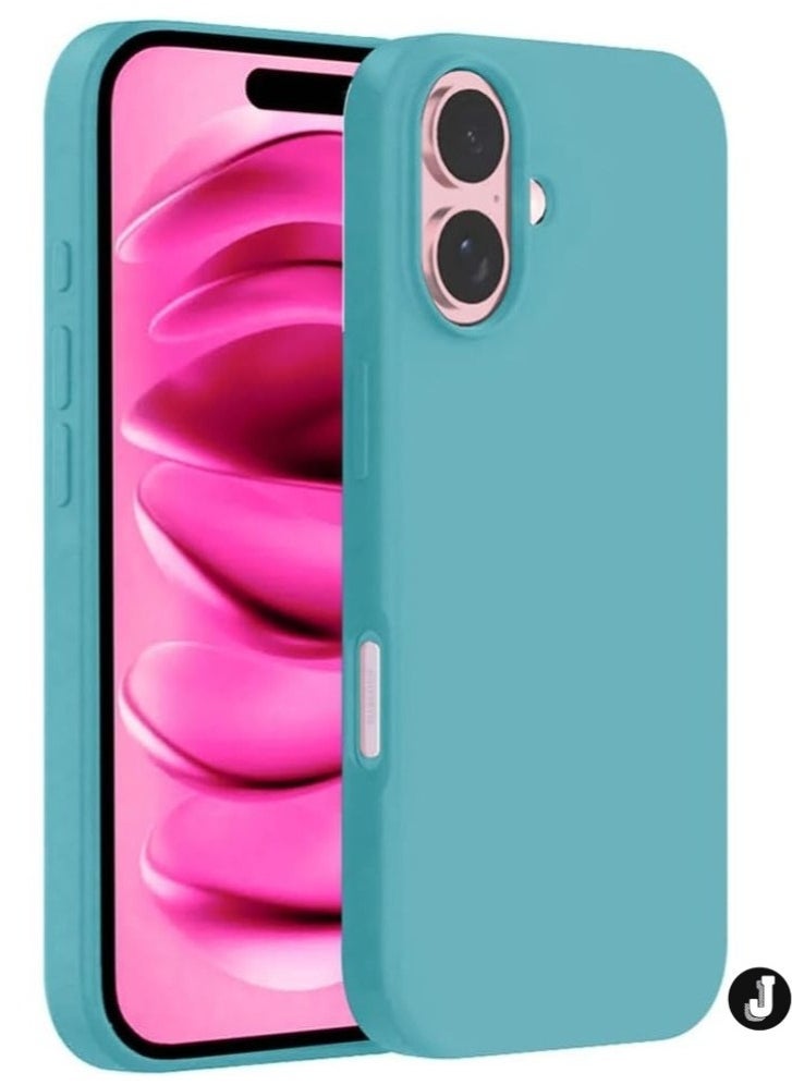 JAJEEK "New Liquid Silicone Case for iPhone 16 Plus - Ultra-Slim Design with Soft Microfiber Lining & Drop Protection" - Image 1