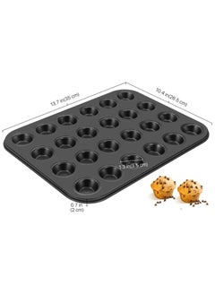 Mini Muffin & Cupcake Baking Pan with Non-Stick Coating for Easy Use & Clean 24 Cup 3.5cm Cup | Muffin & Cupcake Mold - pzsku/ZE1D7B3963DBC32A5AFACZ/45/_/1734353806/1ffaf75c-0bb6-47a9-8b1e-859fe7c88245