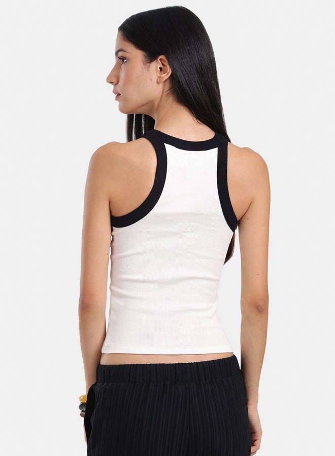 Carina Soft Rib Racer Top - Image 3