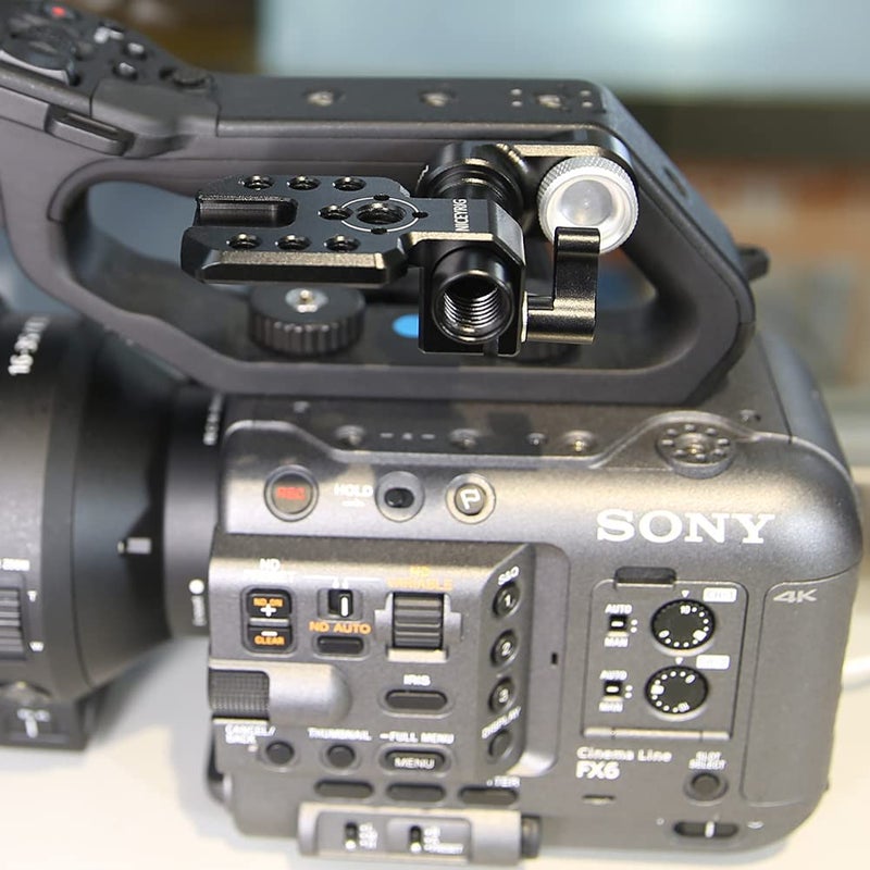 NICEYRIG 15mm Rod Extension Kit with Cold Shoe Plate Applicable for Sony FX6 FS5-458 - Image 3