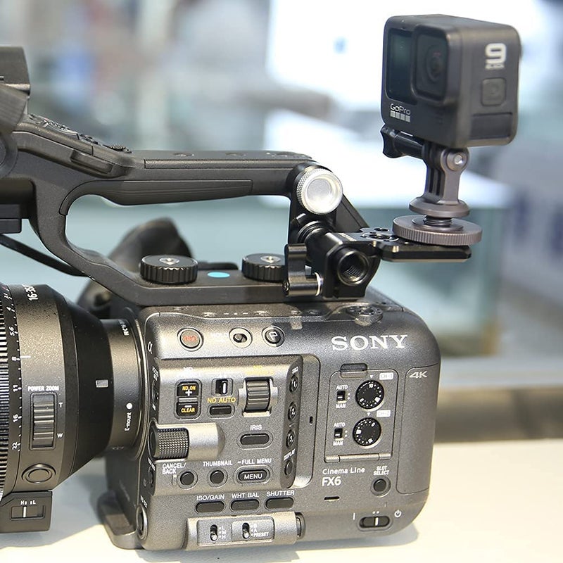 NICEYRIG 15mm Rod Extension Kit with Cold Shoe Plate Applicable for Sony FX6 FS5-458 - Image 4